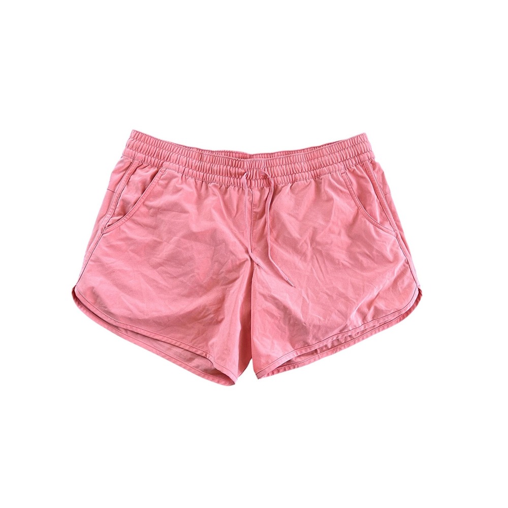 Columbia Womens Coral Pink Active Drawstring Shorts Outdoor Sz L